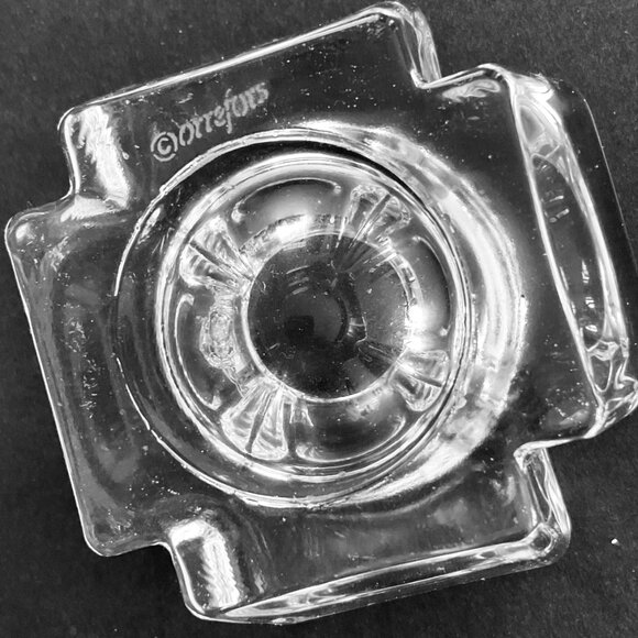 ORREFORS Sweden Vintage "Max Cross" Crystal Pair Votives EUC - Picture 3 of 5